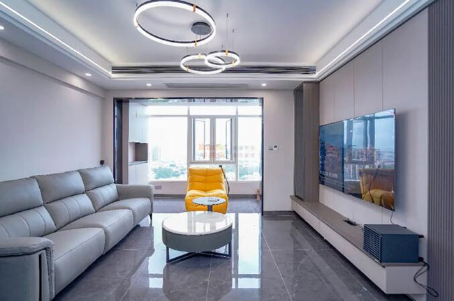 98㎡簡約三居，低調(diào)沉穩(wěn)之中不失優(yōu)雅與高級感